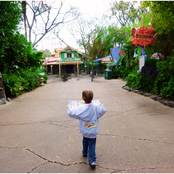 Touring Disney's Animal Kingdom with park map